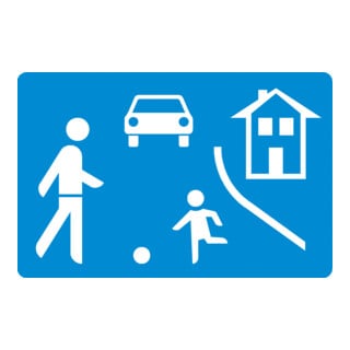 PROline-thermo Markierungsfolie Z 325.1 1000 x 1200 mm Verkehrsberuhigter Bereich