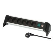 Prolongateur multiprise Brennenstuhl Alu-Office-Line 5 prises 3m H05VV-F 3G1,5-1