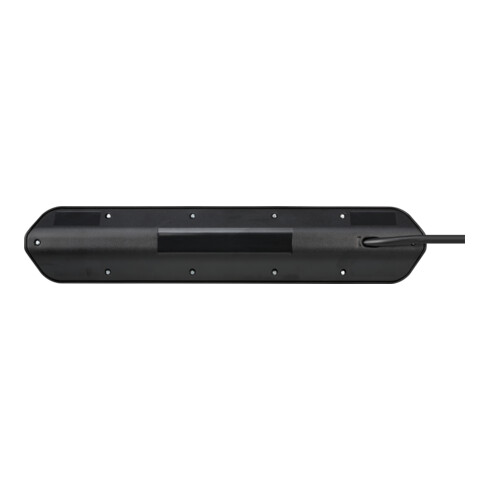 Prolongateur multiprise Brennenstuhl estilo avec fonction de charge USB 6 voies 4x contact de la terre& 2x Euro argent/noir