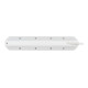 Prolongateur multiprise Brennenstuhl estilo avec fonction de charge USB 6 voies 4x Prises de contact de protection& 2x Euro argent/blanc-5