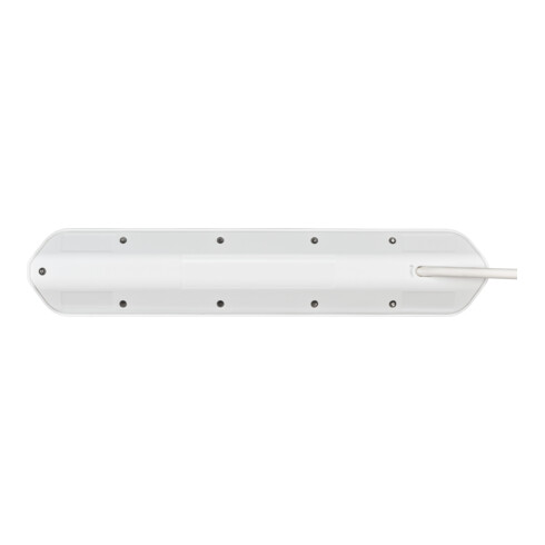 Prolongateur multiprise Brennenstuhl estilo avec fonction de charge USB 6 voies 4x Prises de contact de protection& 2x Euro argent/blanc