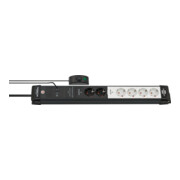 Prolongateur multiprise Brennenstuhl Premium-Plus-Line 2+4 prises noir/gris 3m H05VV-F 3G1,5