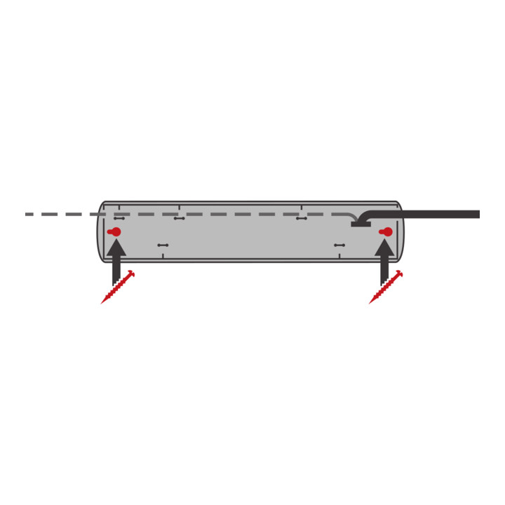 Prolongateur multiprise Primera-Line 10 prises argent 2m H05VV-F 3G1,5 Prises commutables par cinq