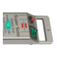 Prolongateur multiprise Super-Solid avec parasurtenseur 13.500A 5 prises argent 2,5m H05VV-F 3G1,5