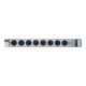 Prolongateur multiprise Super-Solid avec parasurtenseur 13.500A 8 prises argent 2,5m H05VV-F 3G1,5