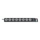 Prolongateur multiprise Super-Solid Line 8 prises noir clair 2,5m H05VV-F 3G1,5