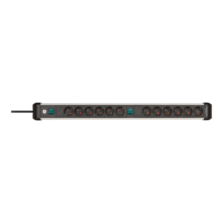 Prolongateurs multiprise Brennenstuhl Premium-Alu-Line 12 prises 3 m H05VV-F 3G1,5  2x 6x prises commutables