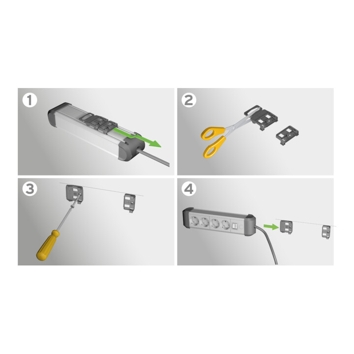 Prolongateurs multiprise Brennenstuhl Premium-Alu-Line 12 prises 3 m H05VV-F 3G1,5  2x 6x prises commutables