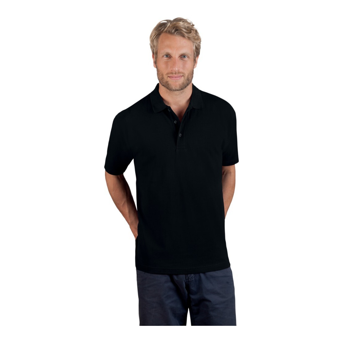 Promodoro Polo, taille 3XL, noir