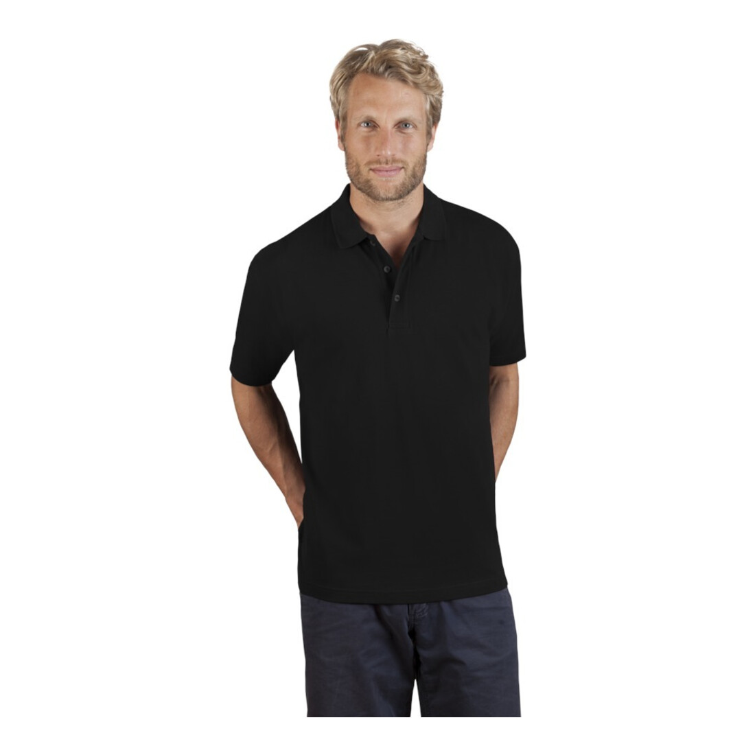 Promodoro Poloshirt, Gr. 3XL, schwarz