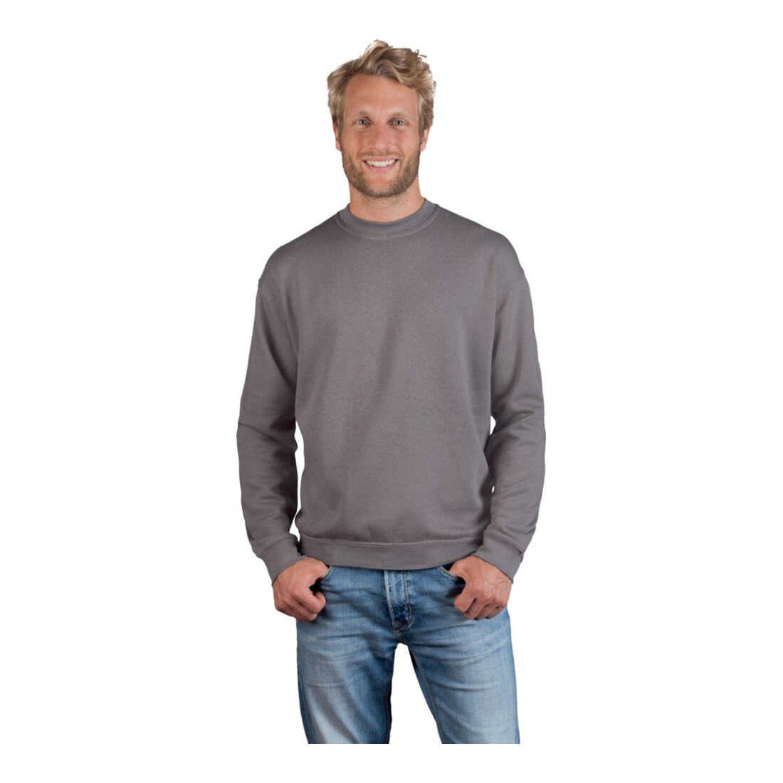 Promodoro Sweatshirt, Gr. L, new light grey