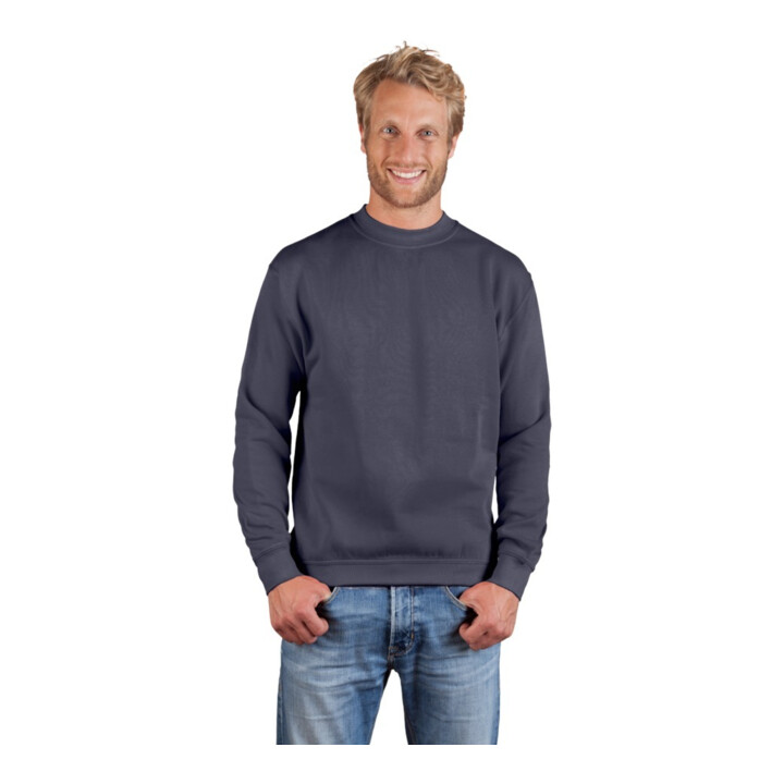 Promodoro Sweatshirt, T. 3XL, gris acier