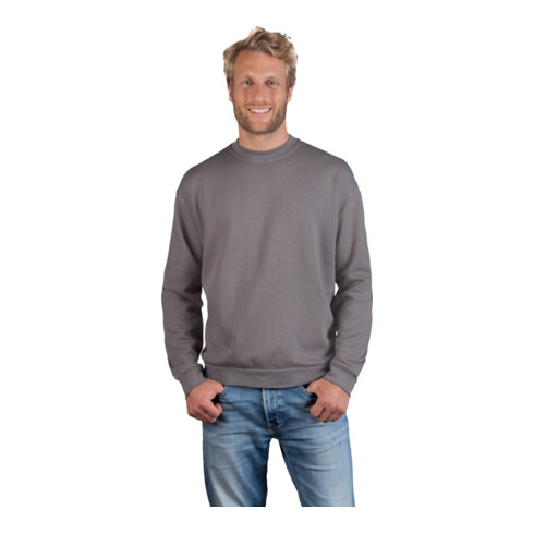 Promodoro Sweatshirt, T. L, gris clair neuf