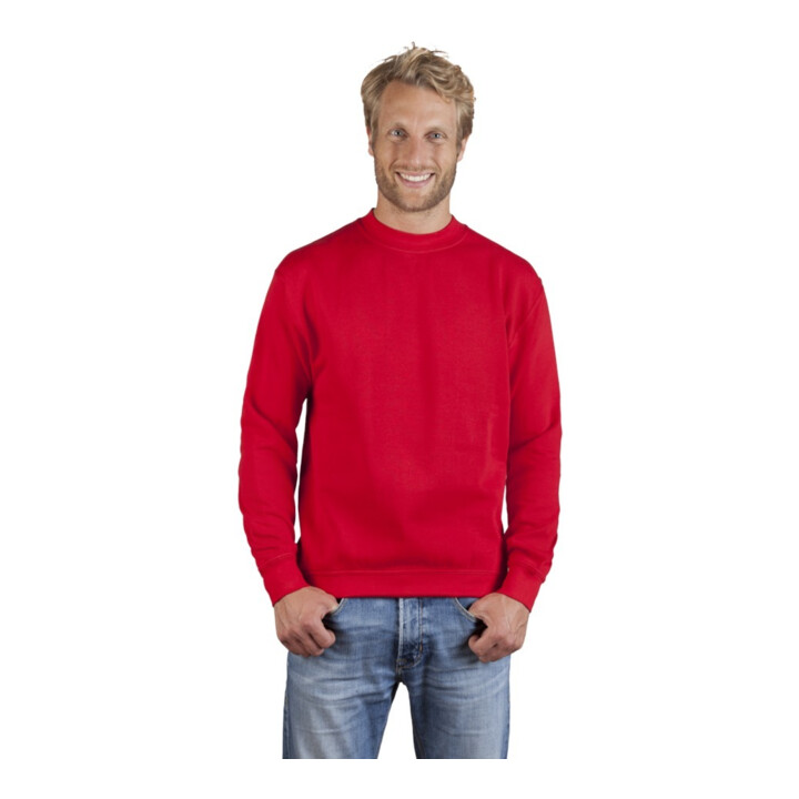 Promodoro Sweatshirt, taille 3XL, rouge feu