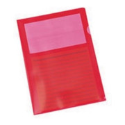 Prooffice Sichthülle 11118817-001 DIN A4 mF PP rot 10 St./Pack.-1