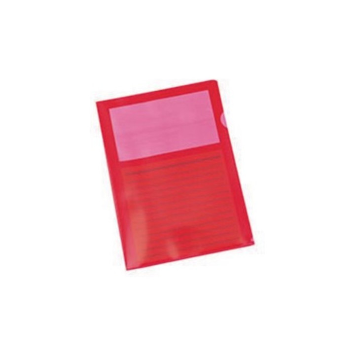 Prooffice Sichthülle 11118817-001 DIN A4 mF PP rot 10 St./Pack.