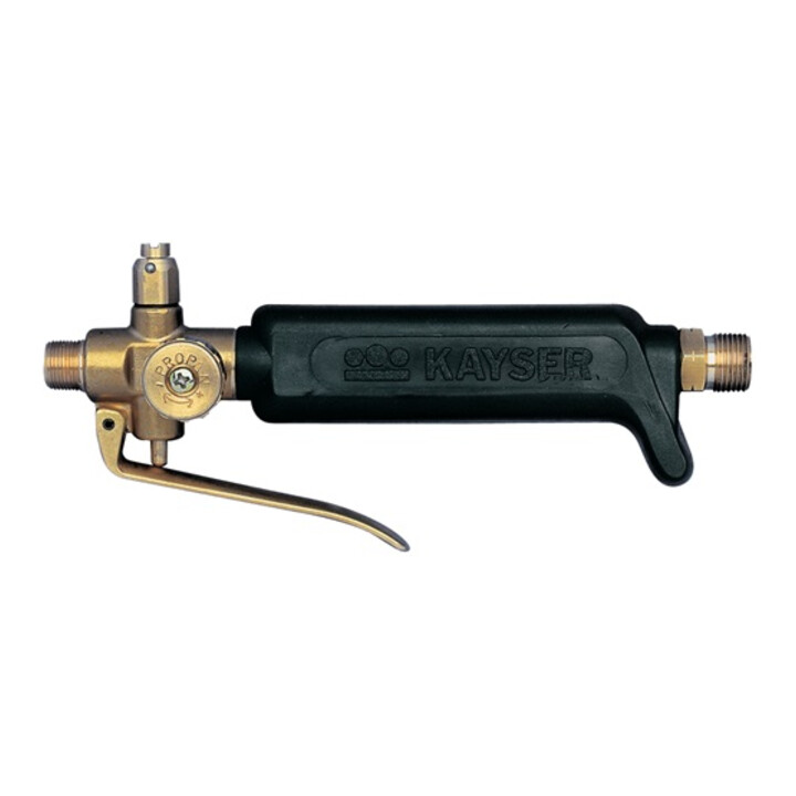 Propan Brennerhandgriff 1,5-4bar-G3/8Zoll LH Anschluss M14x1 +Hauptabsp.rventil