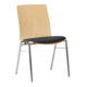 prosedia Holzschalenstuhl Balanto B41A/MH01/2324 Polster sw-1