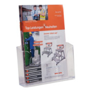 Prospekthalter f.Format DIN A4 Acryl transparent Wand-/Tischmodell-3