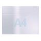 Prospekthalter f.Format DIN A4 quer Acryl transparent zur Wandbefestigung-1