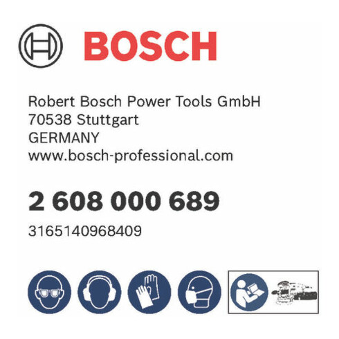 Protecteur de disque Bosch, pour ponceuse d'orbite aléatoire