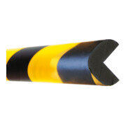 Protection antichoc Moravia MORION angle d'arête 30/30 mm longueur 1000 mm noir/jaune aimanté