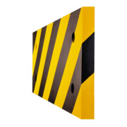Protection antichoc Moravia MORION pour colonnes d'angle Rectangle 200 x 20 x 500 mm noir / jaune