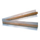 Protection de bain en céramique 25,4x11,1x6,3x6,3x1,0mm rainure demi-ronde L.600mm sur adhésif aluminium.-1