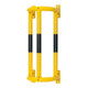 Protection de conduite Moravia grand 1000 noir/jaune 1000 x 350 x 300 mm avec plaques murales-1