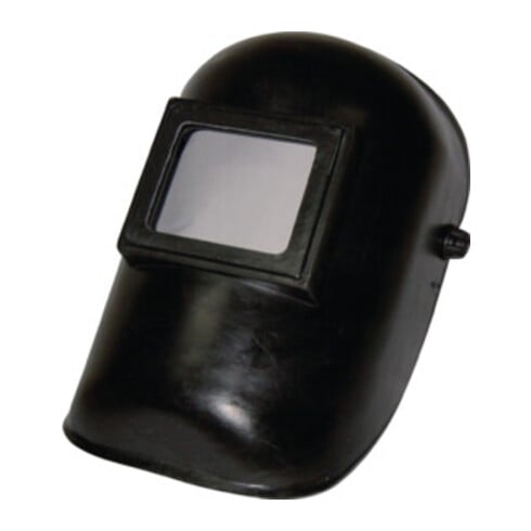 Protection de tête de soudeur avec verre DIN-9 et verre de protection 90 x 110 mm Ku.