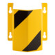 Protection de tuyau Moravia petit 300 noir/jaune 300 x 292 x 230 mm avec plaques murales-1