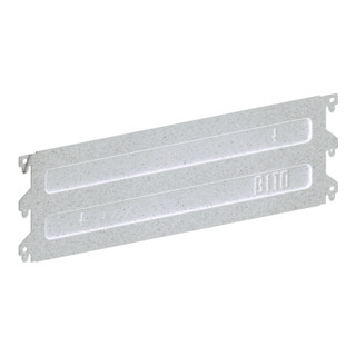 Connecteur de support Bito FBR set avec rivet en plastique galvanisé