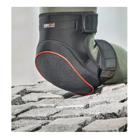 Protège-genoux / genouillère Safetek Kevlar® universel noir lavable 30 degr.C KN