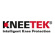 Protège-genoux / genouillère Safetek Kevlar® universel noir lavable 30 degr.C KN-3