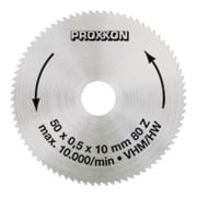 Proxxon Cirkelzaagblad, hardmetaal, 50 mm (massief), 80 tanden-1