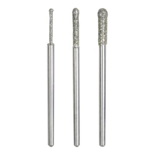 Proxxon Diamant gecoate slijpstaafjes, bol Ø 3,2 mm, 2 stuks