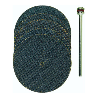 Proxxon Disco separatore in tessuto, Ø 38 mm, 5 pezzi + 1 supporto
