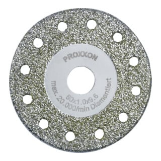 Proxxon Disque de coupe et de profilage diamanté 50 x 1 x 10 mm pour LHW + LHW/A