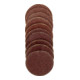 Proxxon Disques abrasifs de rechange, 18 mm pour plateau en caoutchouc, 10 pièces chacun grain 120 + 150-1