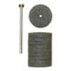 Proxxon Disques abrasifs en carbure de silicium, 22 mm, 10 pièces avec support-1
