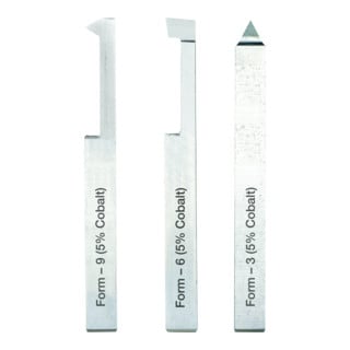 Proxxon Ensemble de tarauds, 3 pièces, HSS (10 x 10 x 80 mm) pour filetage