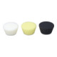 Proxxon Eponge de polissage conique Ø 50 mm, moyenne (jaune), 2 pièces-1