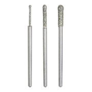 Proxxon Fraises abrasives diamantées, boule Ø 1,2 mm, 2 pièces-1