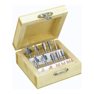 Proxxon hout profielfrees set, 10-delig