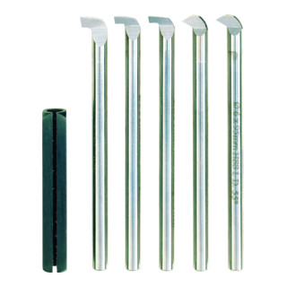 Proxxon HSS draaigereedschap set voor inwendige schroefdraad, uitsparingen en uitsparingen, 6 st.