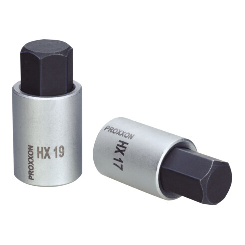 Proxxon Inserti a bussola esagonale 1/2 pollice HEX 19, lunghezza 55 mm