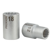 Proxxon Inserti chiave a bussola 1/2" a 12 denti-1