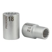 Proxxon Inserti chiave a bussola 1/2" a 12 denti-1