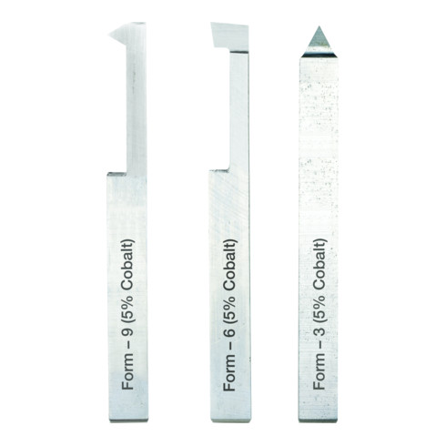 Proxxon Jeu de tarauds pour filetage, 3 pièces HSS (8 x 8 x 80 mm)