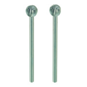 Proxxon Kugelfräser (Wolfram-Vanadiumstahl), 6 mm, 2 Stück-1